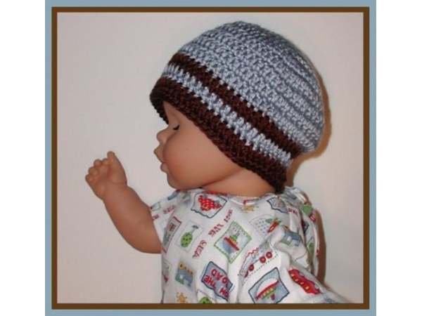 Country Blue Baby Boy Hat