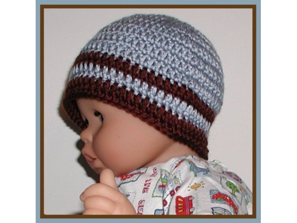 Country Blue And Boys Hat 3-12 Mo