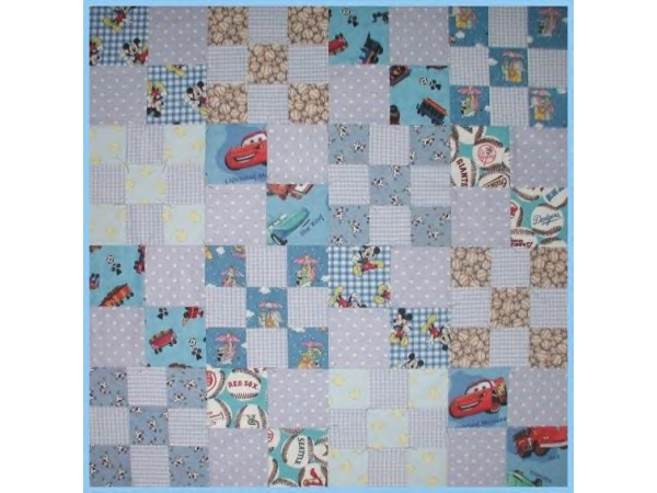 Trains Baby Quilt