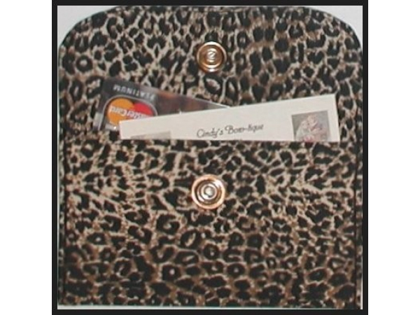 Leopard Credit Card Wallet