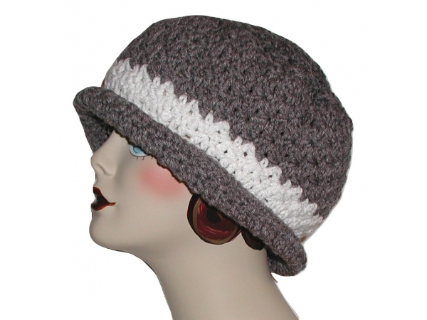 Gray Women's Cloche