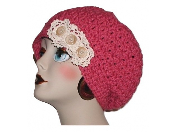 Large Mauve Women's Hat