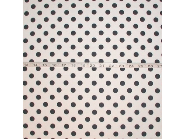 Navy Blue Polka Dot Decorator Cotton Fabric Extra Wide