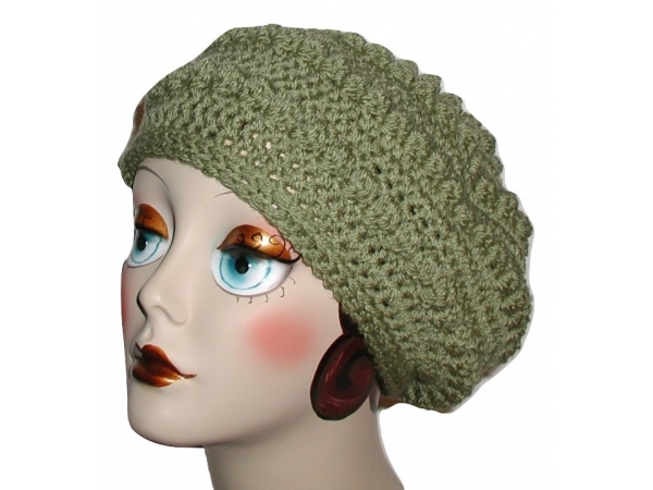 Beret In Sage Green