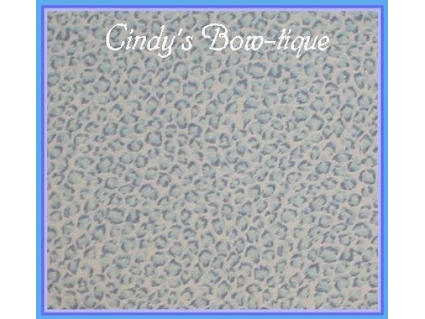 Michael Miller Blue Cub Cotton Fabric