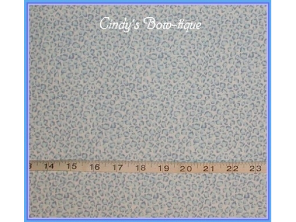 Michael Miller Blue Leopard Fabric