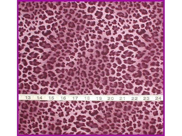 Purple Leopard Fabric