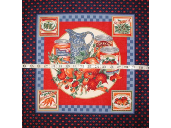 Vintage Veggies Fabric