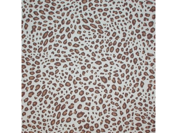 Aqua And Brown Cotton Fabric