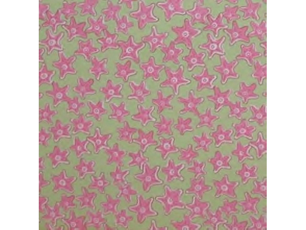 Pink Starfish Fabric