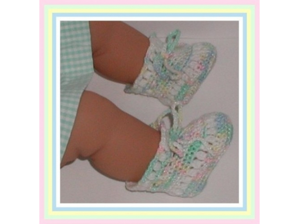 Pastel Colors Baby Booties