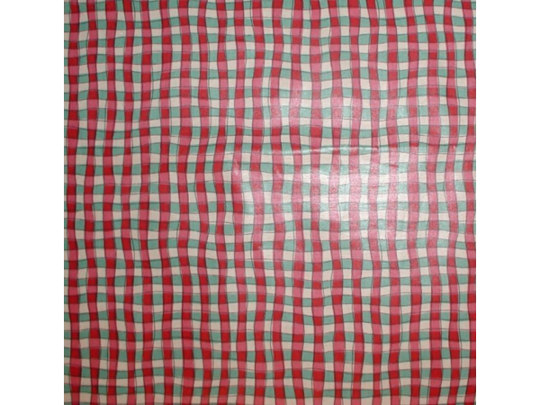 Green And Red Checks Christmas Fabric