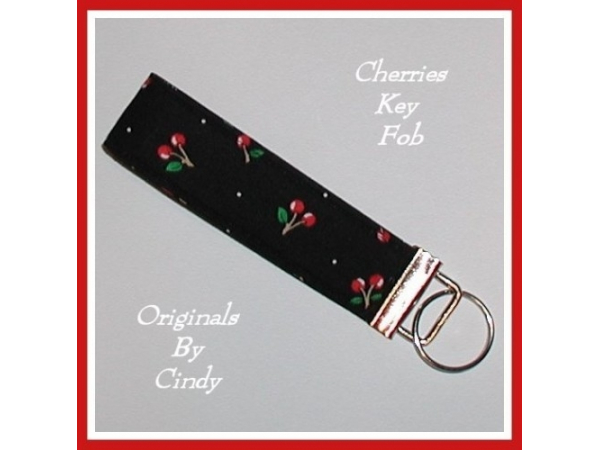 Cherries Key Fob