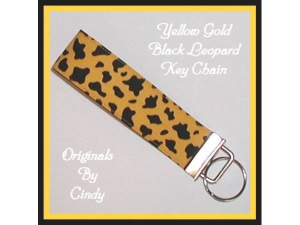 Gold And Black Key Fob