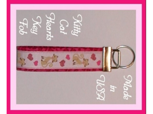 Kitty Cats Key Fob