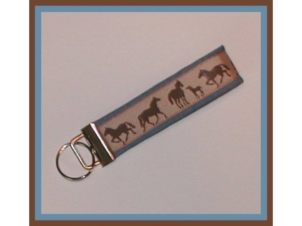 Brown Horse Key Fob