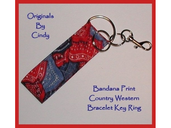 Cowgirl Western Key Fob