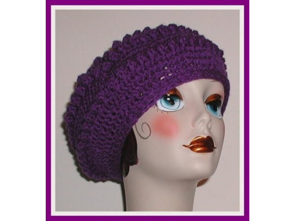 Purple Men's Beret