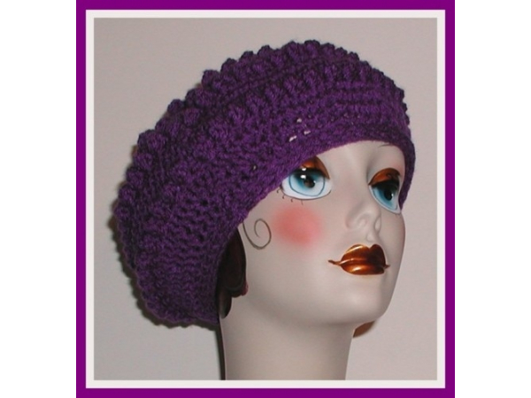 Purple Women's Beret