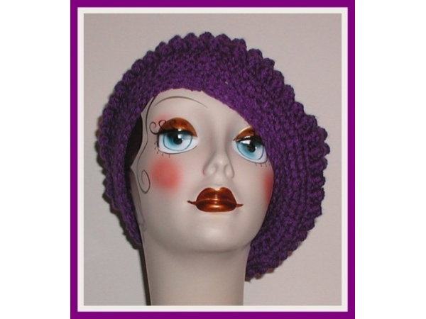 Large Purple Beret