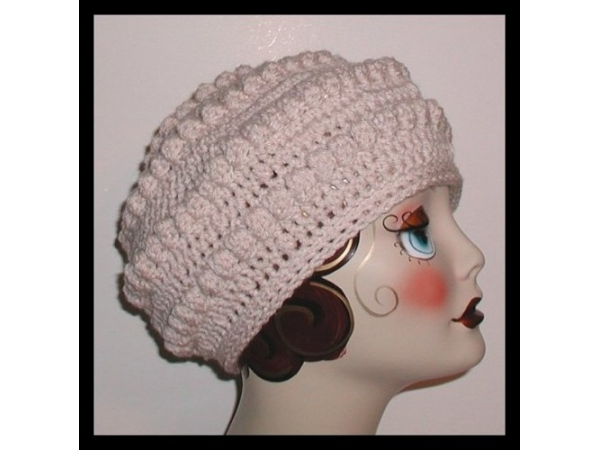 Cream Beret For Women