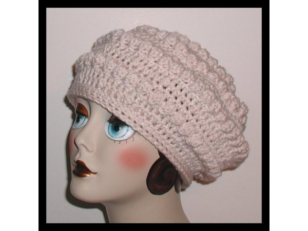 Cream Ladies Beret