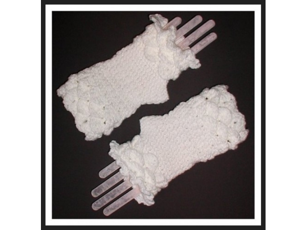 White Ladies Gloves