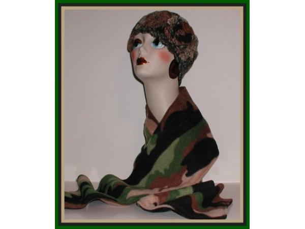 Unisex Camo Scarf