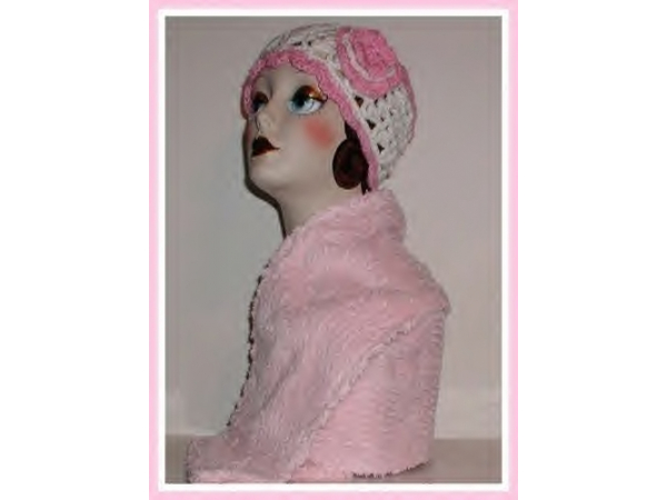 Thick Pink Winter Scarf