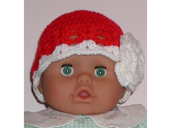 Red Baby Girls Hat