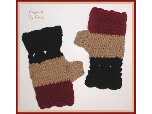 Tan Fingerless Gloves