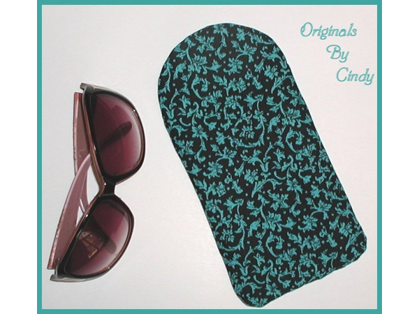 Turquoise And Black Sunglasses Cases