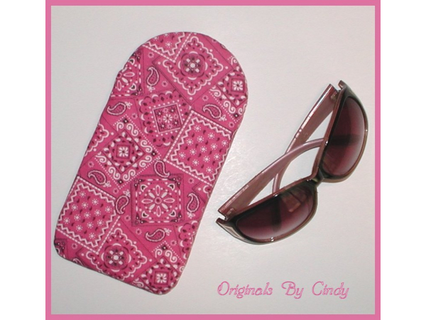 Padded Pink Case For Sunglasses