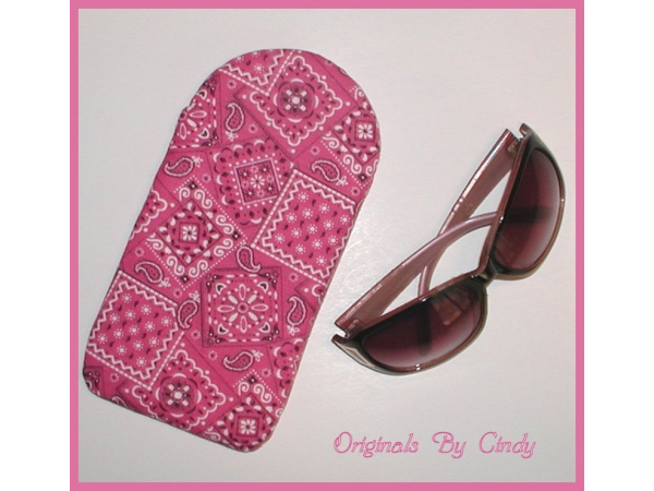 Padded Pink Case For Sunglasses