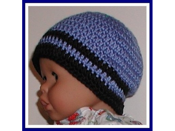 Shades of blue hat for baby boys