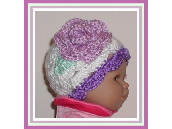 Preemie lavender hat