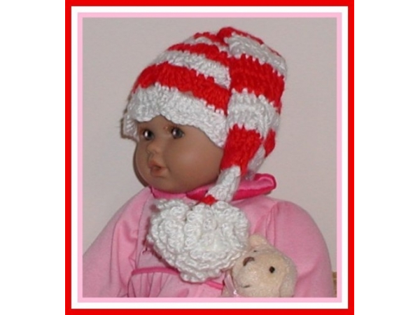 Santa hat for baby girls
