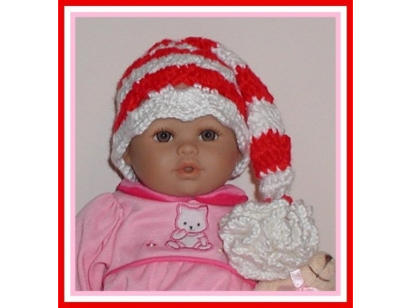 Santa hat for preemie girls
