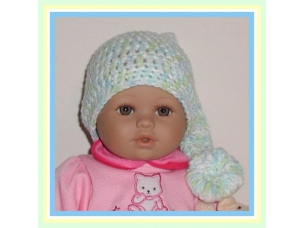 Preemie boy elf style hat