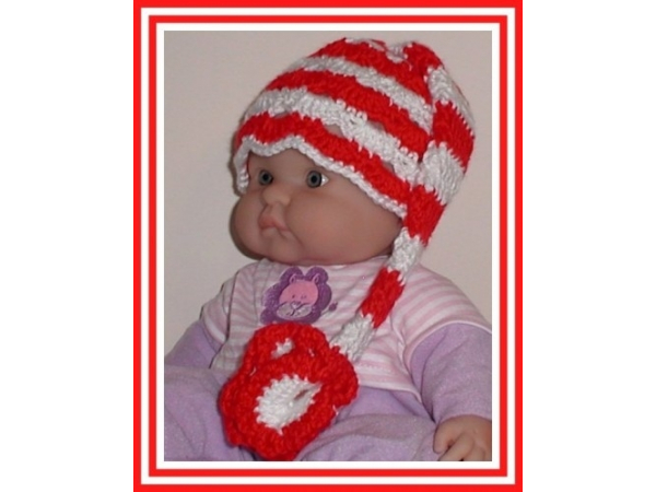 Baby girls santa hat
