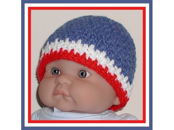 newborn boy patriotic hat