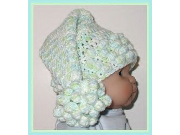 light green elf hat for baby boys