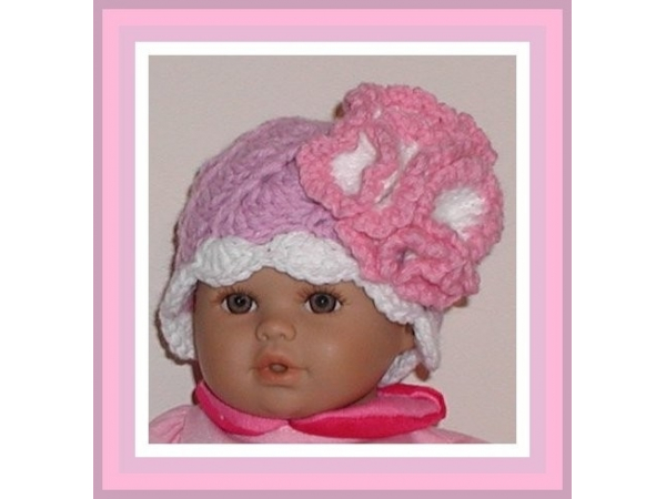 Lavender preemie hat