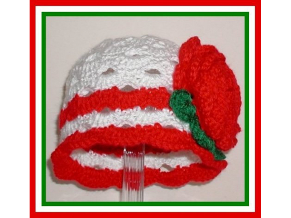 Christmas baby girls hat