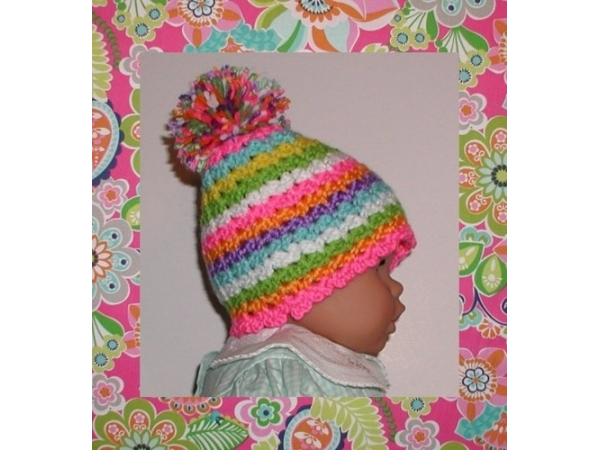 bright colors toddler girl hat