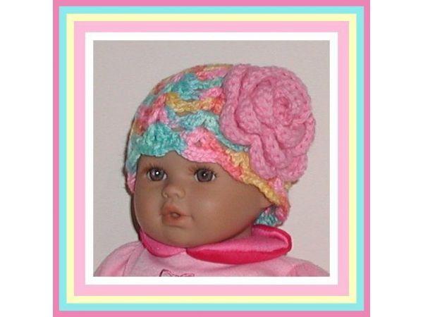 soft hat for preemie baby girls