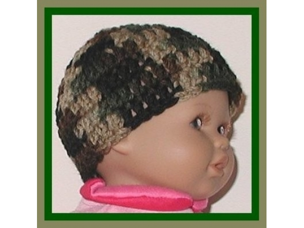 preemie camo hat for boys extra small