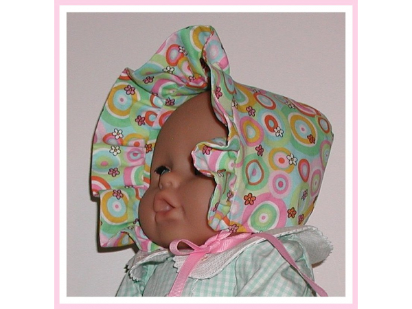 Pastel Baby Bonnet