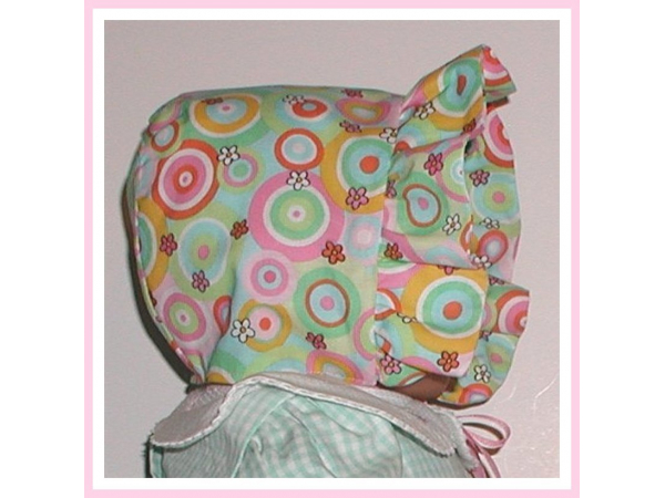 Cotton baby bonnet