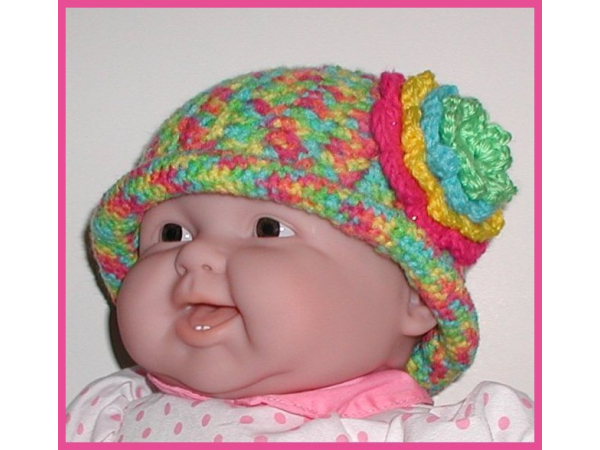 Toddler girl hippie hat